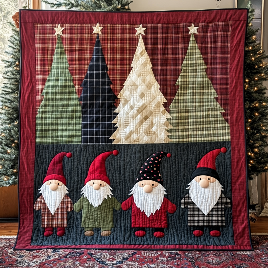 Christmas Gnome TAI021024009 Quilt Blanket