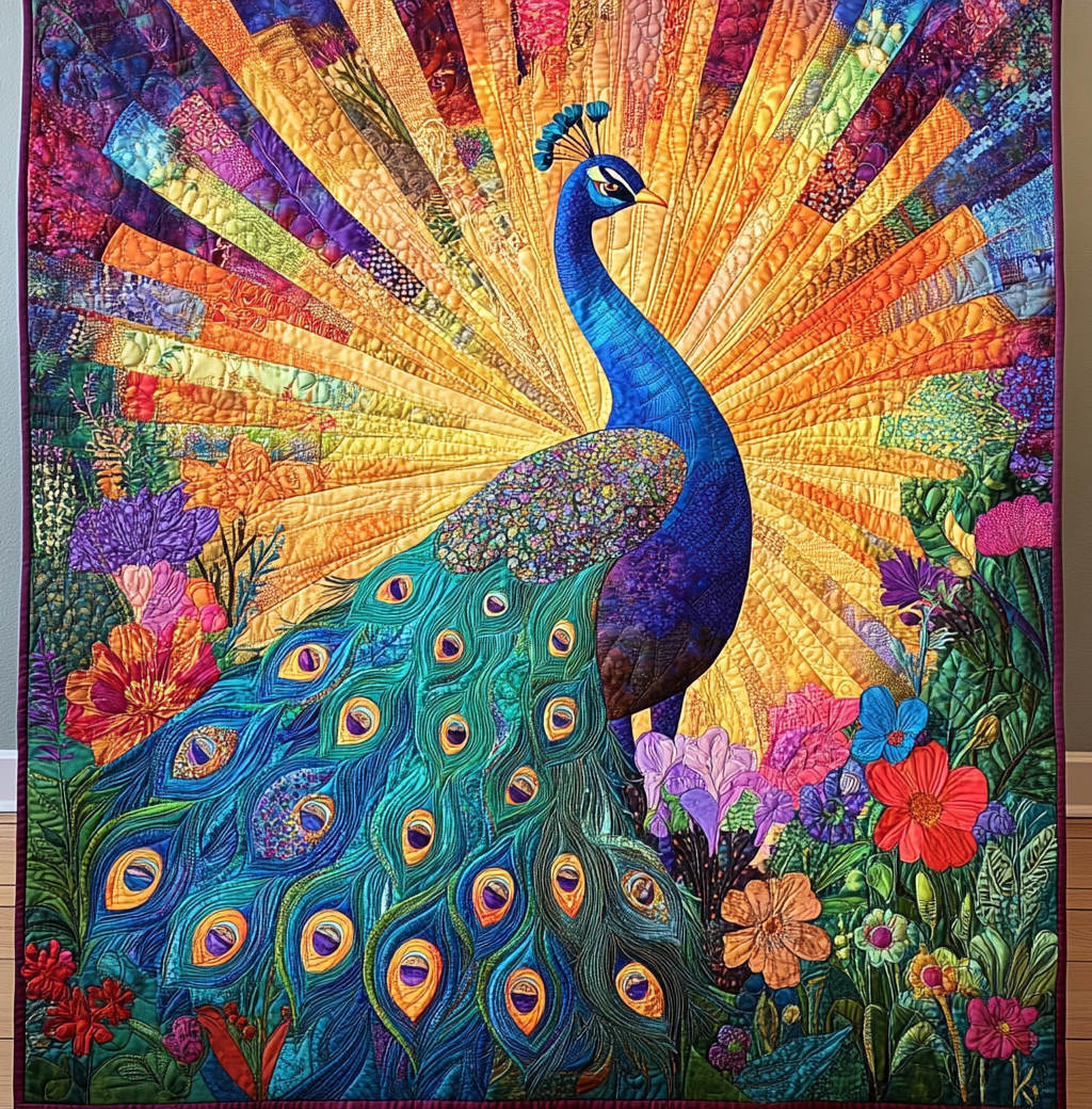 Peacock DAI110225105 Quilt Blanket – Alpha Quilt