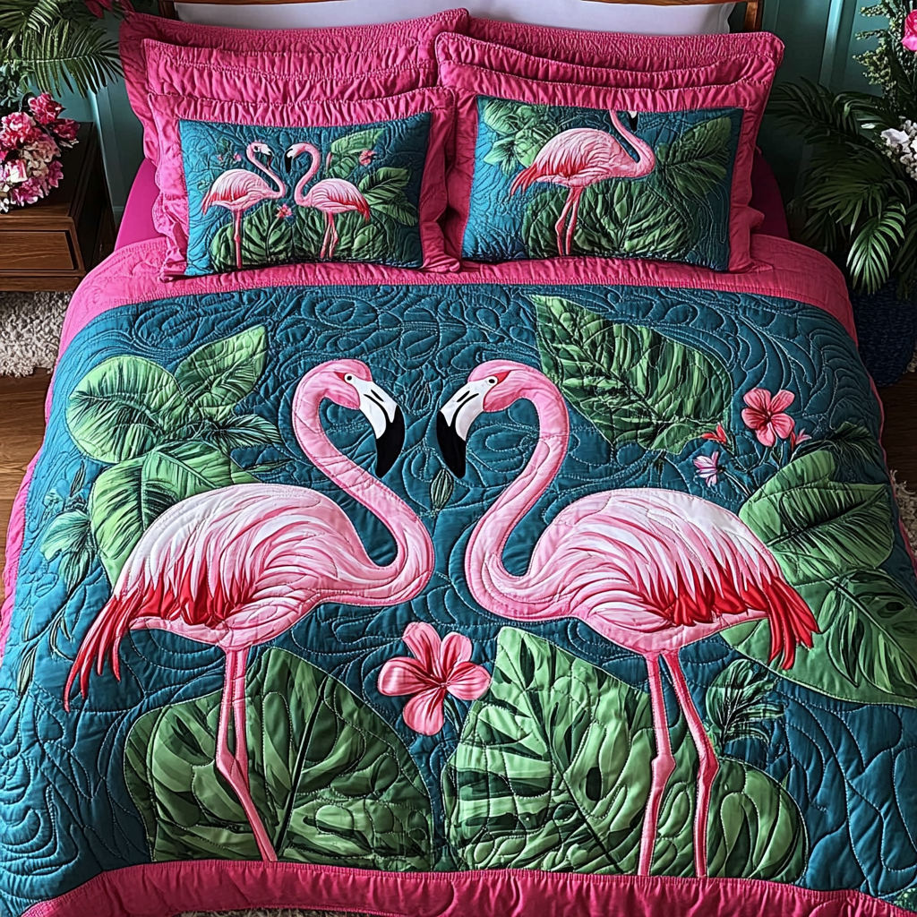 Flamingo TAI101224404 Quilt Bedding Set