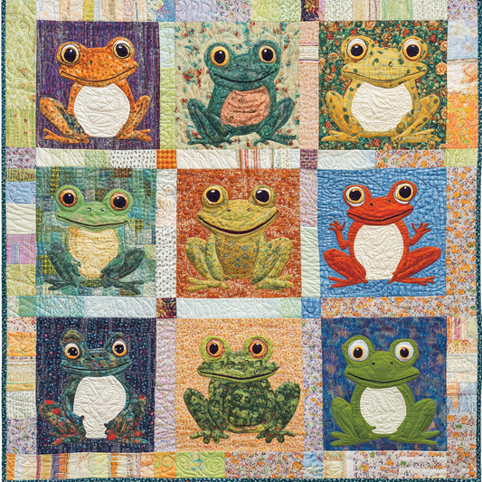 Frog DAI221024045 Quilt Blanket