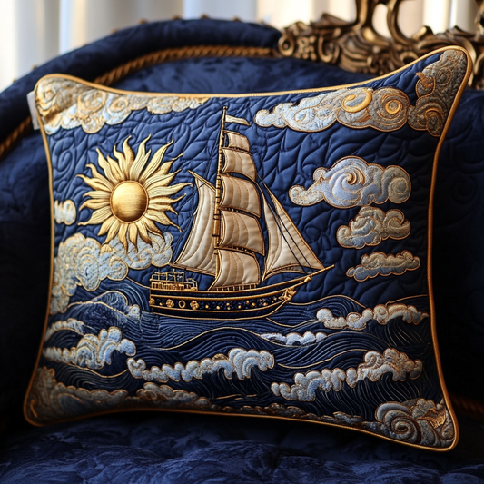 Nautical Ship DAI200125294 Quilted Pillow Case