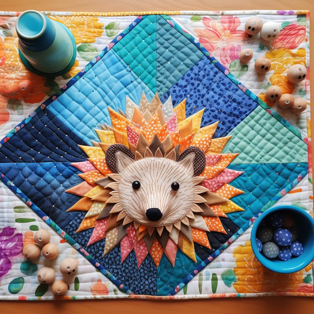 Hedgehog TAI260224149 Quilted Placemats