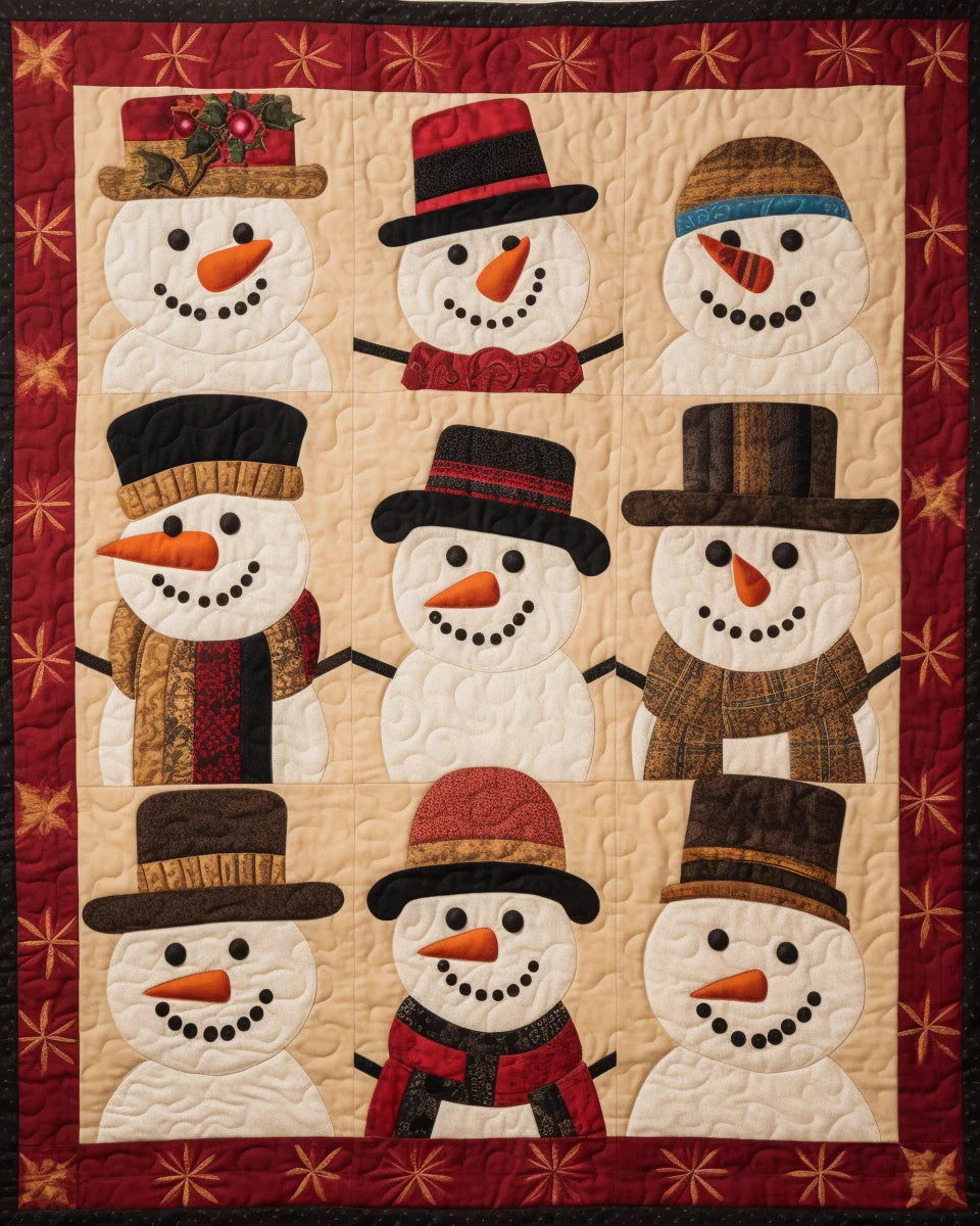 Snowman BL10112308 Quilt Blanket