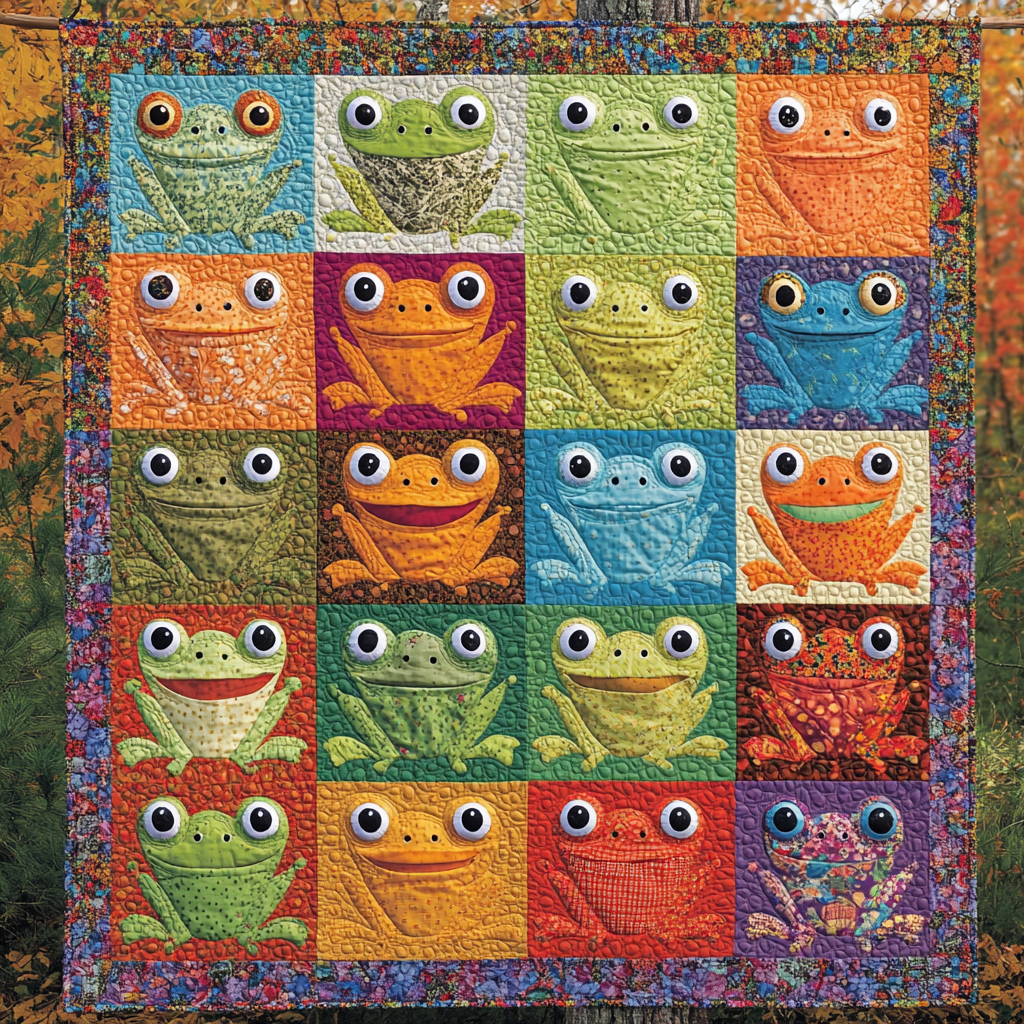 Frog DAI221024060 Quilt Blanket