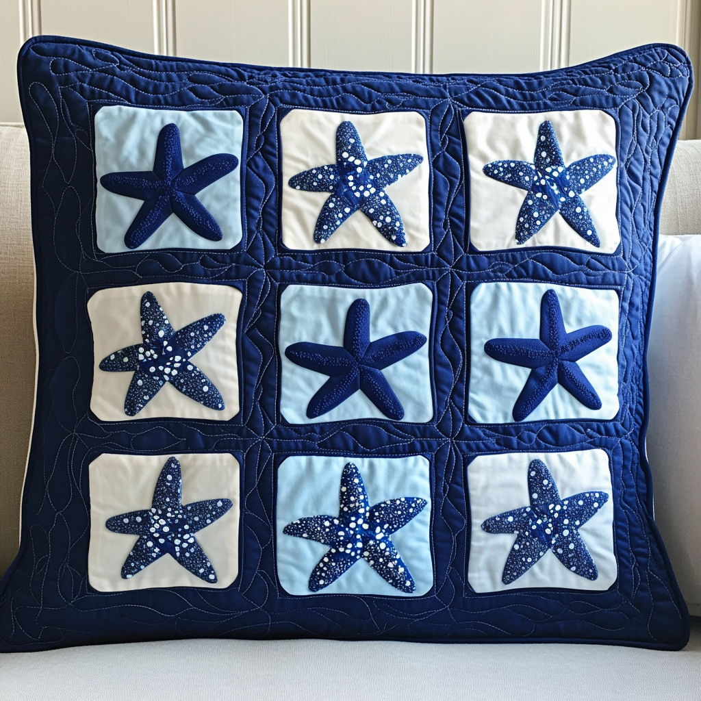 Starfish DAI230924178 Quilted Pillow Case