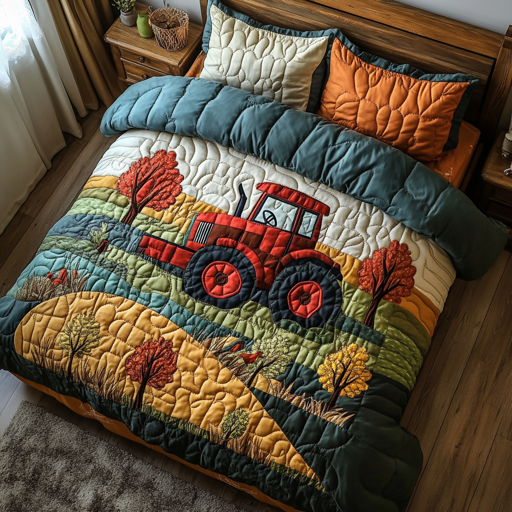 Farm Tractor DAI101224030 Quilt Bedding Set