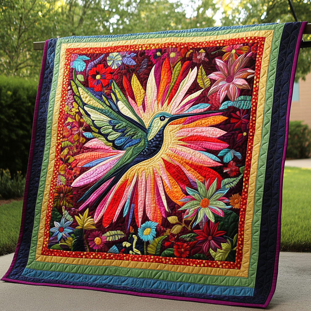 Hummingbird TAI041024495 Quilt Blanket