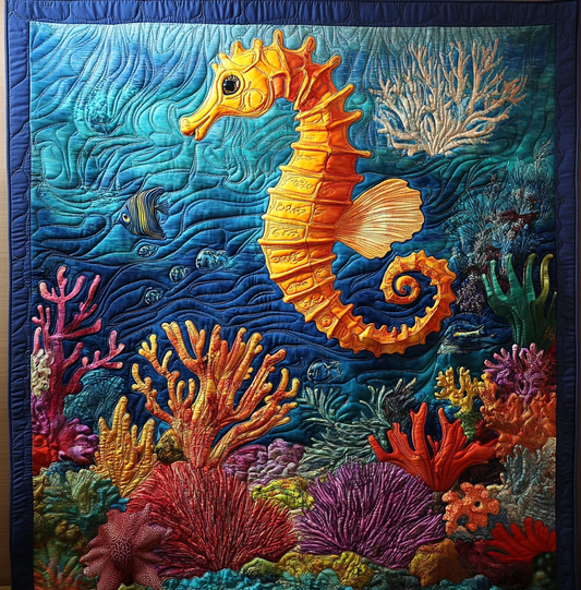 Seahorse DAI110225110 Quilt Blanket