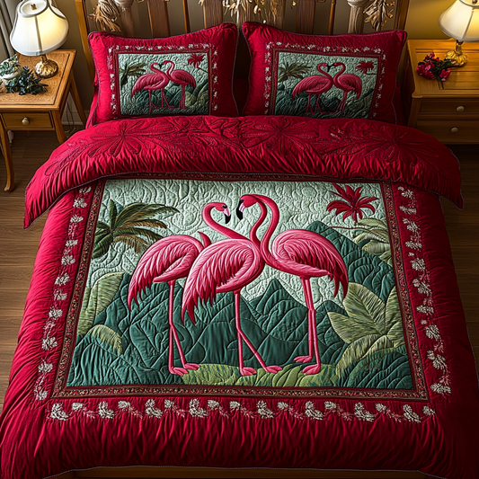 Flamingo TAI141124021 Quilt Bedding Set