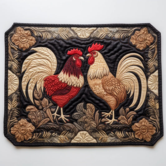 Chicken TAI040124222 Quilted Placemats