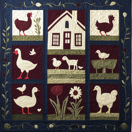 Farm House DAI221024113 Quilt Blanket