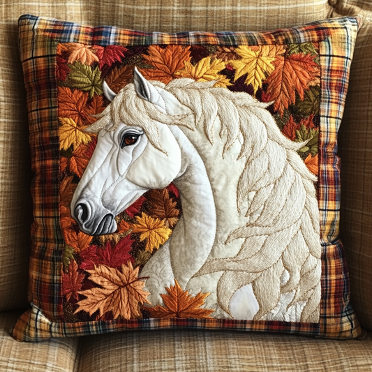 Autumn Horse DAI040225362 Quilted Pillow Case