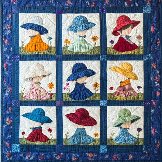 Sunbonnet Sue DAI040924250 Quilt Blanket