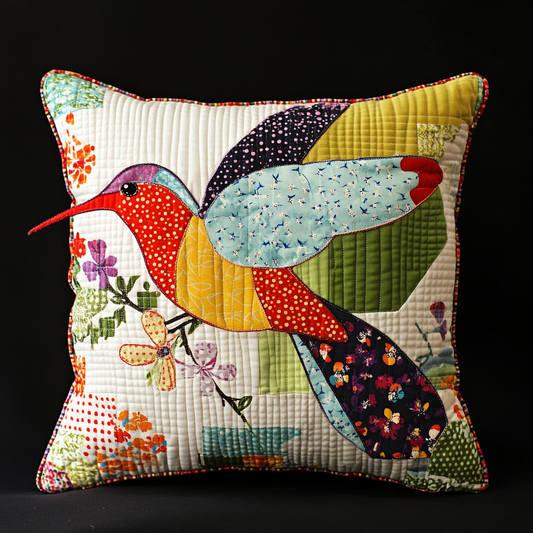 Hummingbird TAI130824288 Quilted Pillow Case