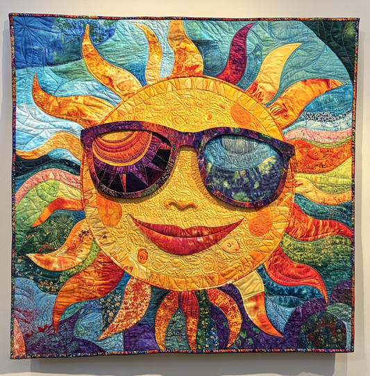 Hippie Sun DAI200125196 Quilt Blanket