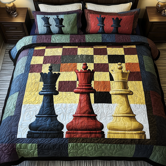 Chess DAI301224250 Quilt Bedding Set