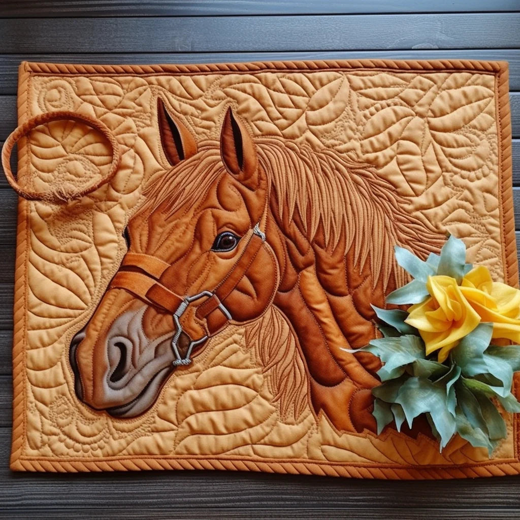 Horse TAI260224082 Quilted Placemats