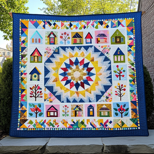 Houses DAI110225058 Quilt Blanket