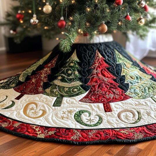 Christmas Tree TAI041024061 Quilted Tree Skirt