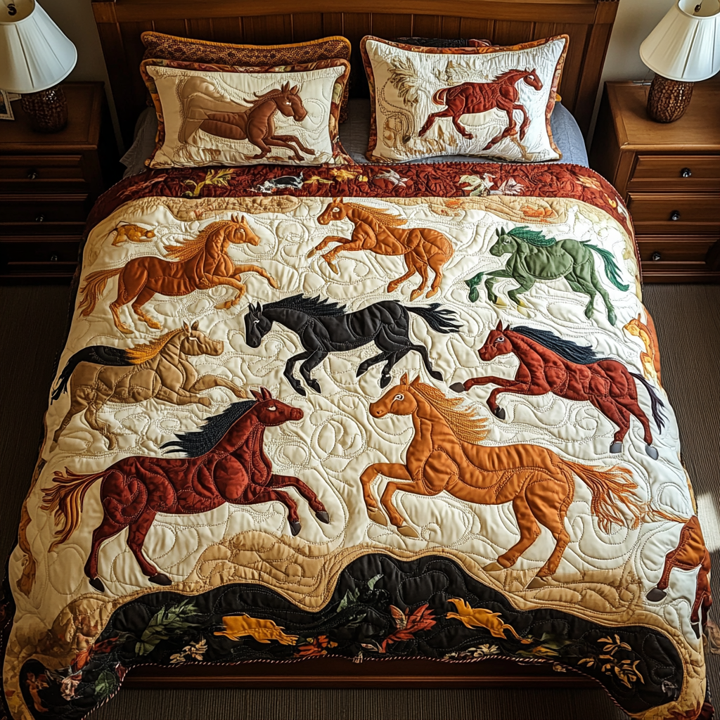 Horse TAI041024553 Quilt Bedding Set