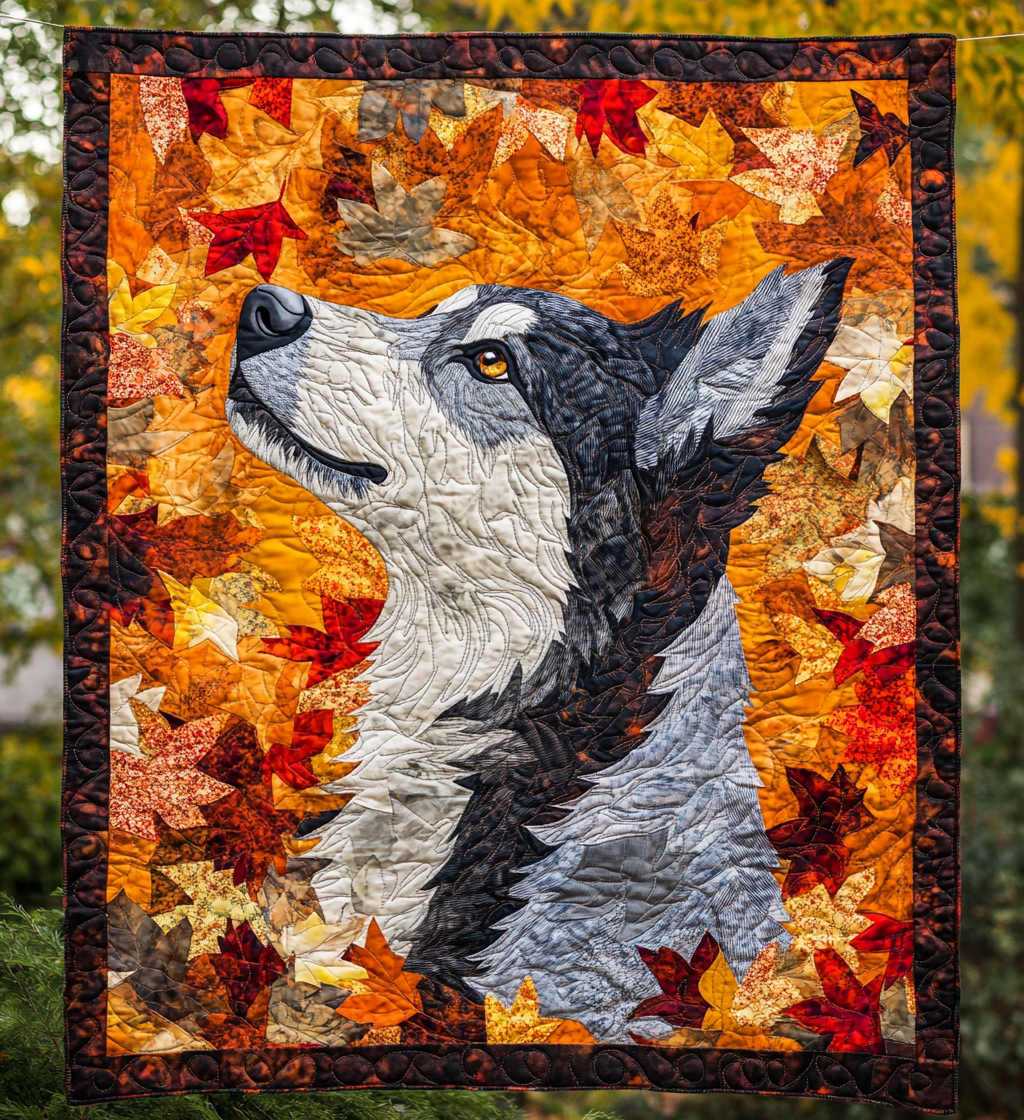 Autumn Dog DAI200125169 Quilt Blanket