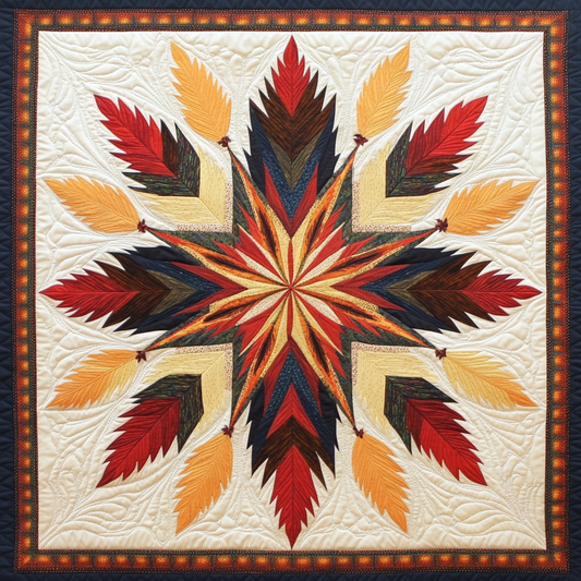 Native American Feather Star DAI090924119 Quilt Blanket