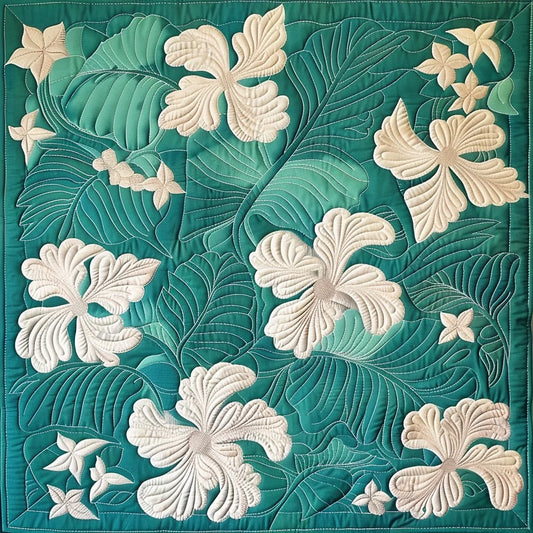 Hawaiian Hibiscus TAI240424114 Quilt Blanket