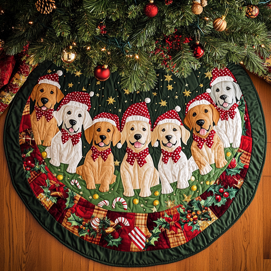 Labrador TAI041024205 Quilted Tree Skirt