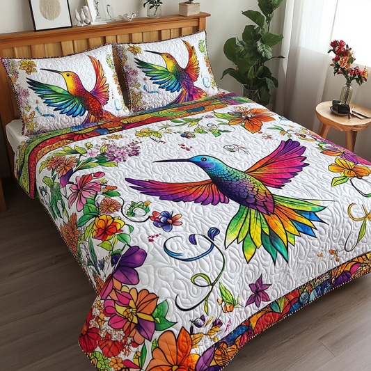 Hummingbird TAI141124196 Quilt Bedding Set