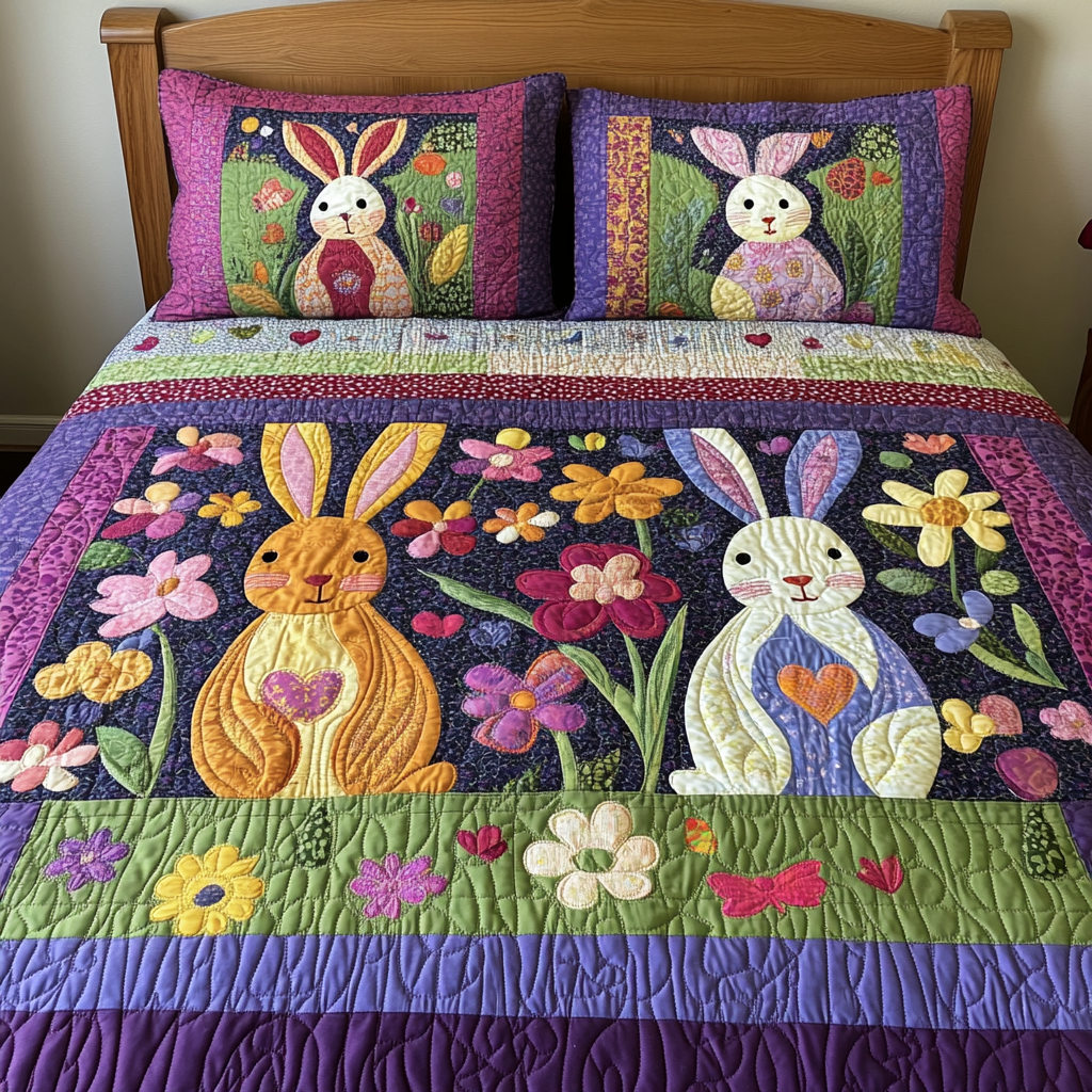 Bunny DAI280824082 Quilt Bedding Set