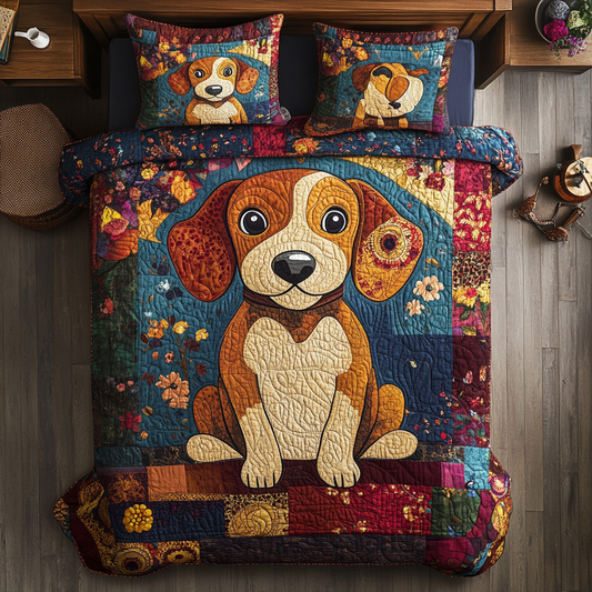 Beagle TAI181024291 Quilt Bedding Set