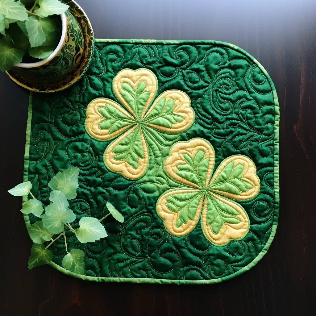 Irish Shamrock TAI040124337 Quilted Placemats