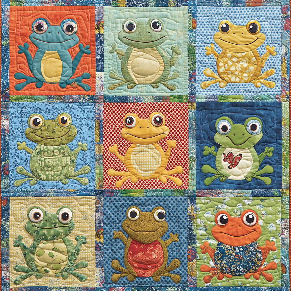 Frog DAI221024048 Quilt Blanket