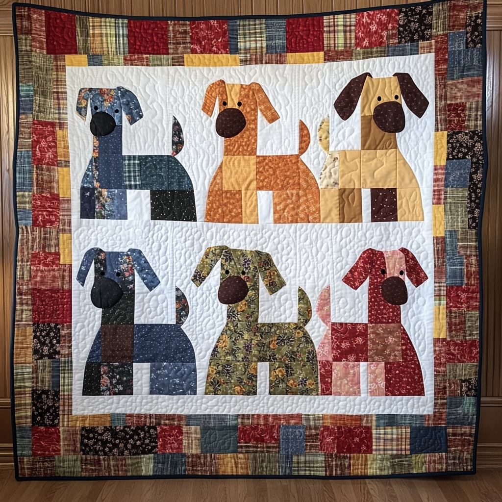 Scottie Dog DAI190824093 Quilt Blanket