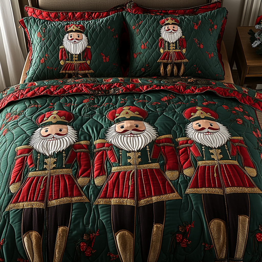 Christmas Nutcracker TAI201124062 Quilt Bedding Set