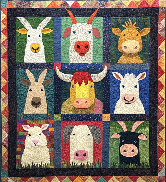 Farm Animal DAI040225083 Quilt Blanket