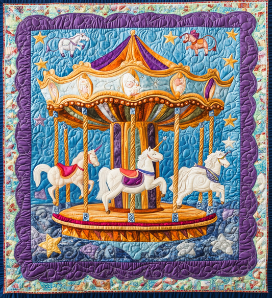 Merry Go Round DAI051224014 Quilt Blanket