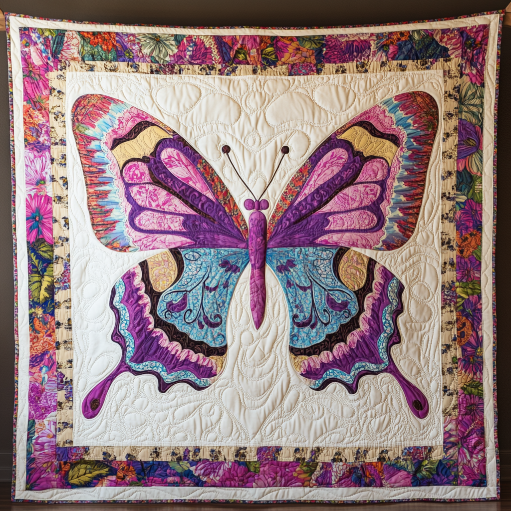 Butterfly DAI070824035 Quilt Blanket