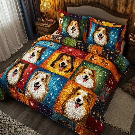 Sheltie TAI181024363 Quilt Bedding Set