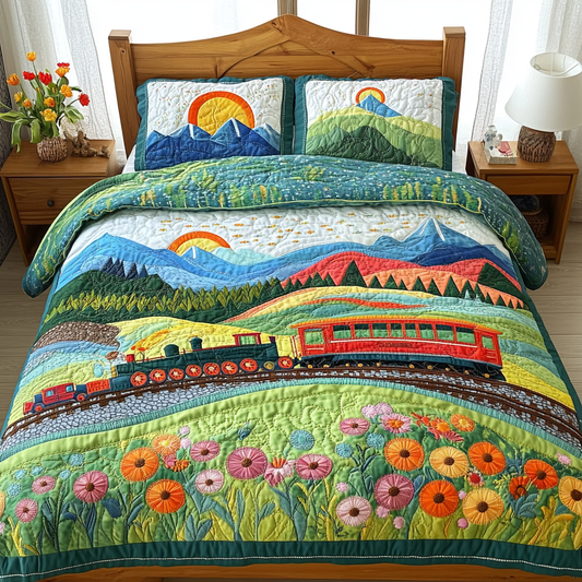Train DAI110225175 Quilt Bedding Set