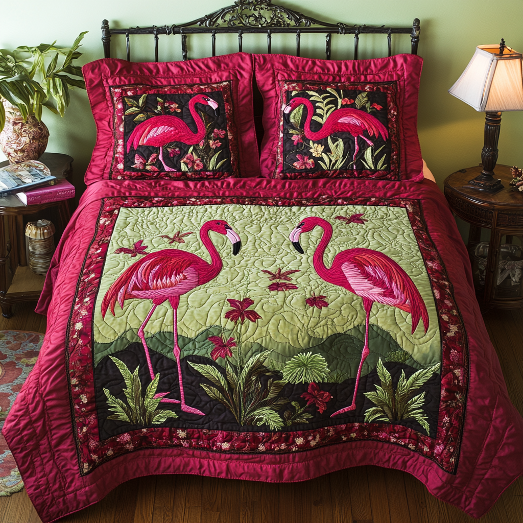 Flamingo TAI141124018 Quilt Bedding Set