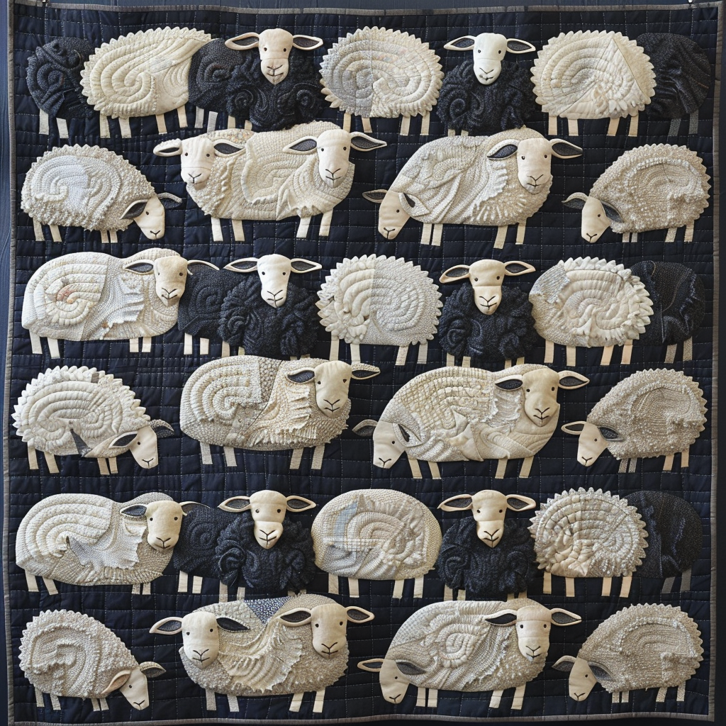 Sheep TAI040624036 Quilt Blanket