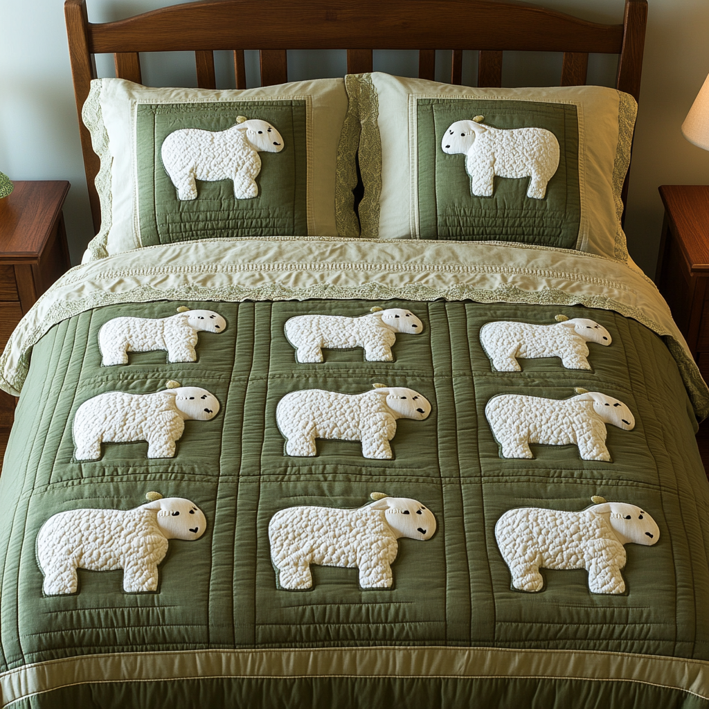 Sheep TAI111124071 Quilt Bedding Set