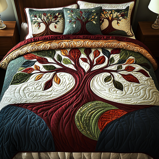 Tree Of Life TAI101224544 Quilt Bedding Set