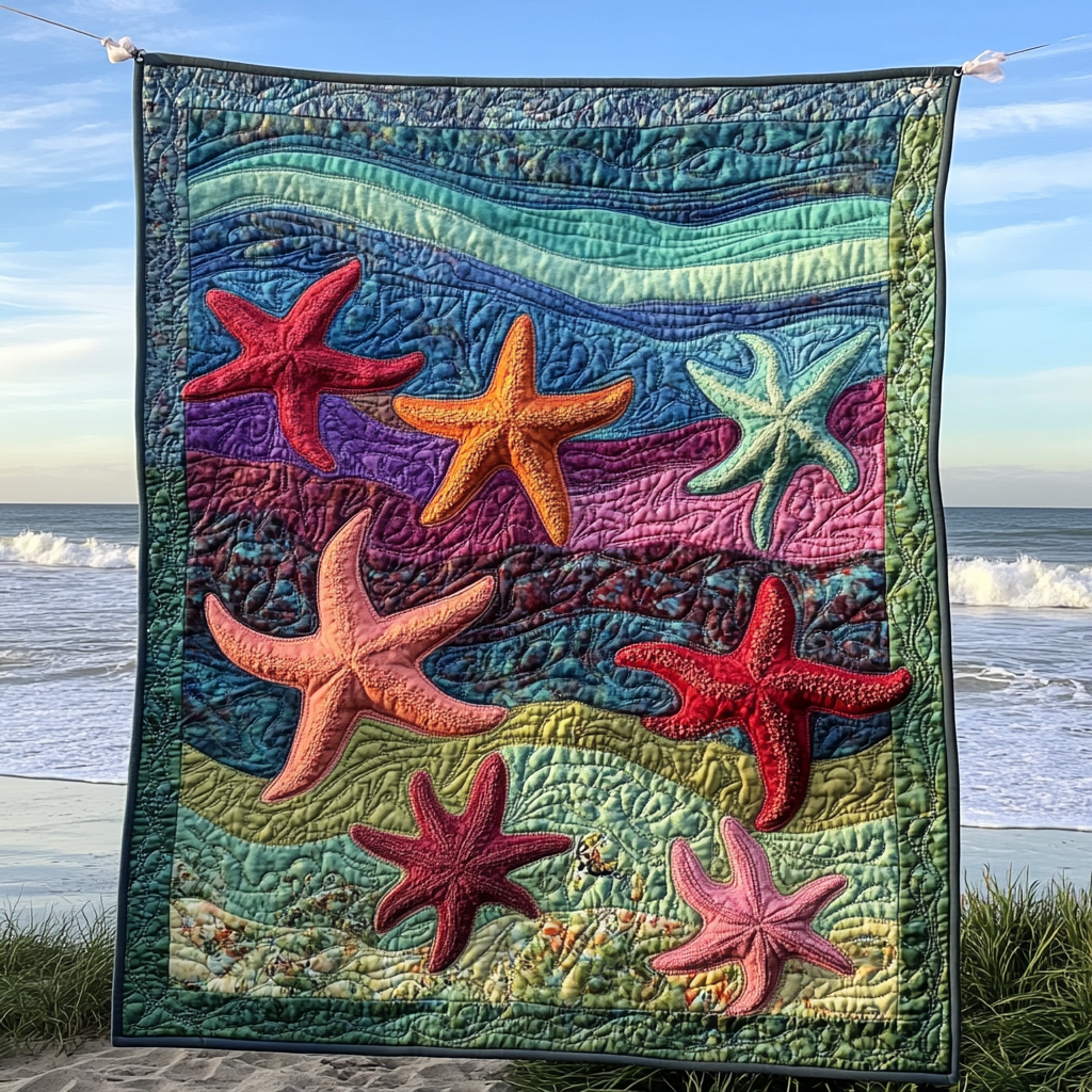 Starfish DAI200125134 Quilt Blanket