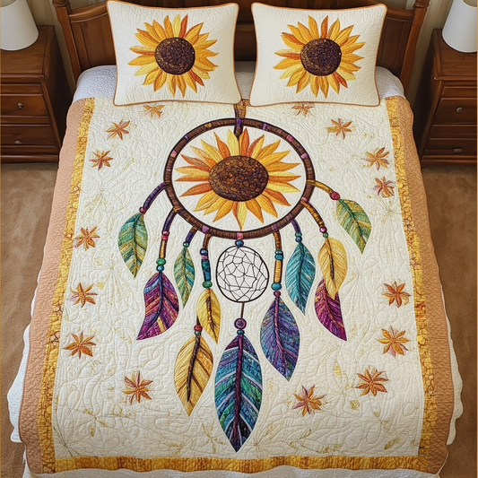 Sunflower Dreamcatcher DAI040924039 Quilt Bedding Set