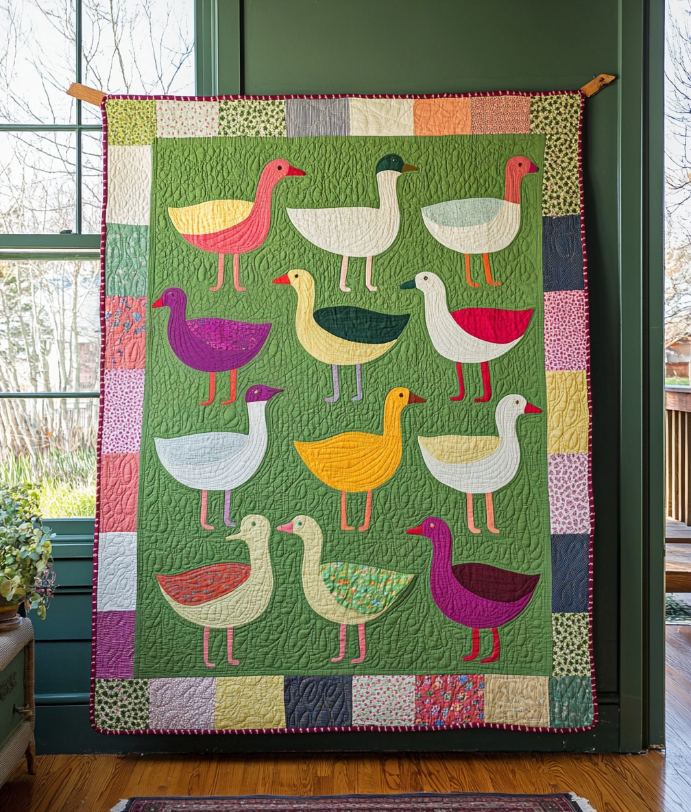 Geese DAI221024202 Quilt Blanket