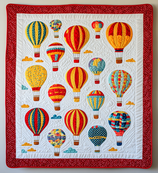 Hot Air Balloon DAI231124037 Quilt Blanket