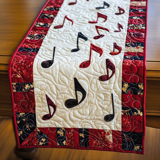 Music Note DAI110225358 Quilted Table Runner
