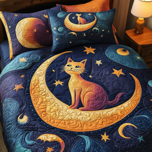 Celestial Cat DAI301224223 Quilt Bedding Set